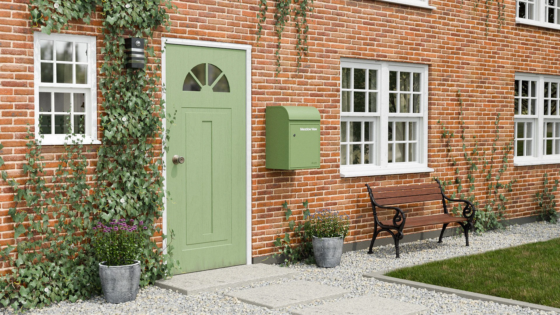 Fulham Medium Lifestyle Green View A New