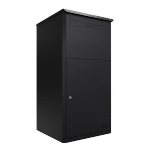 Brooklyn Extra Large Paket-Abgabebox mit Front- oder Rückenzugang - Schwarz