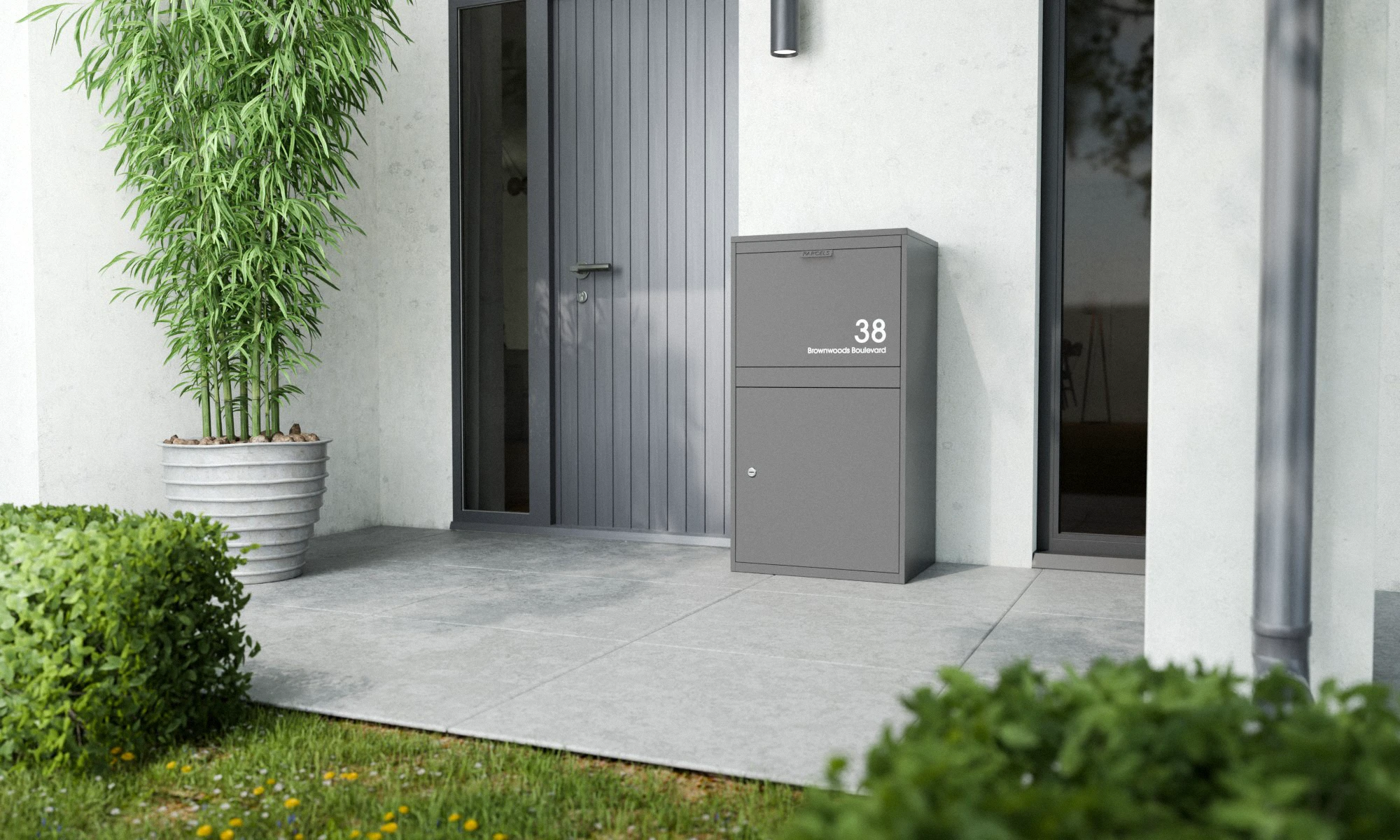 Manhattan V2 Extra Large Lifestyle Modern House Grey A