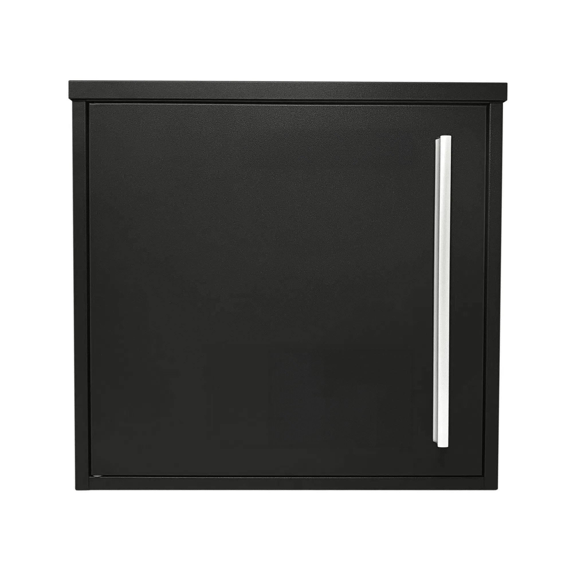 Milan Personalised Modern Wall Mounted Letterbox - Black