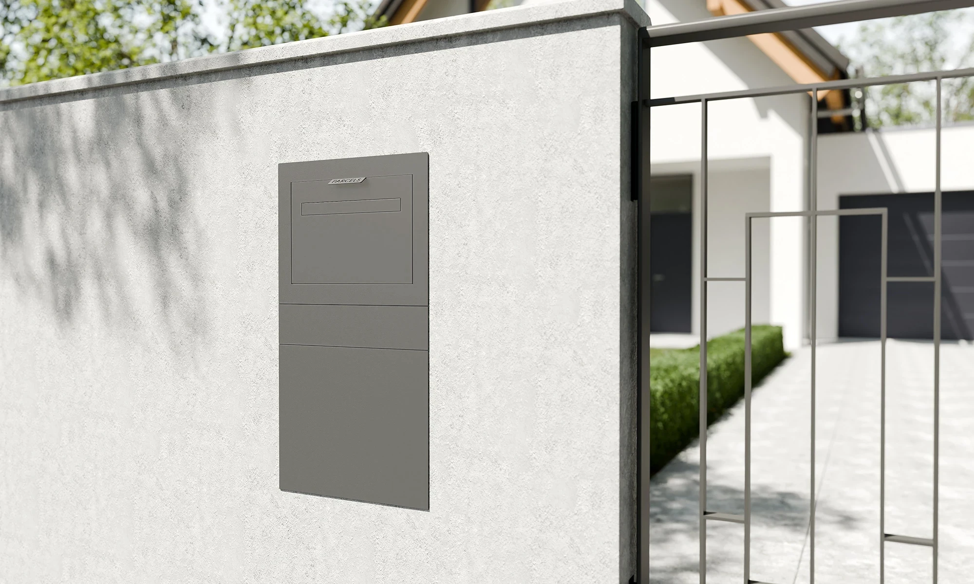 Monaco Modern House Grey_A