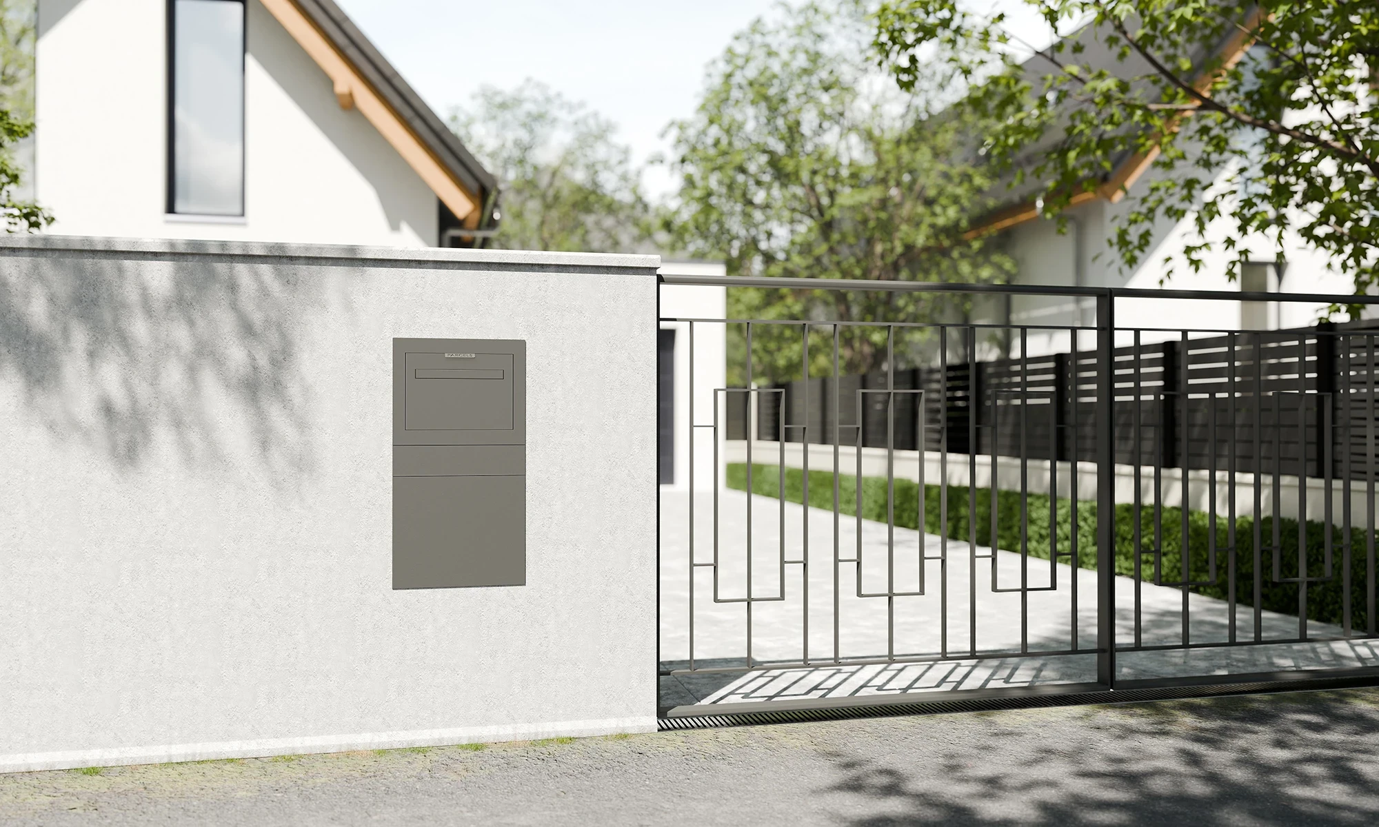 Monaco Modern House Grey_B