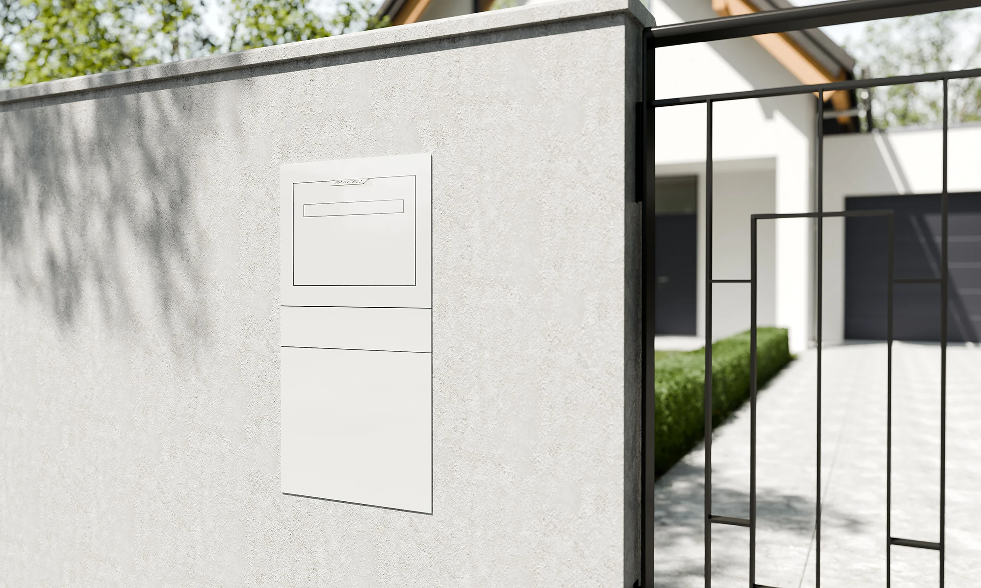 Monaco Modern House White_A