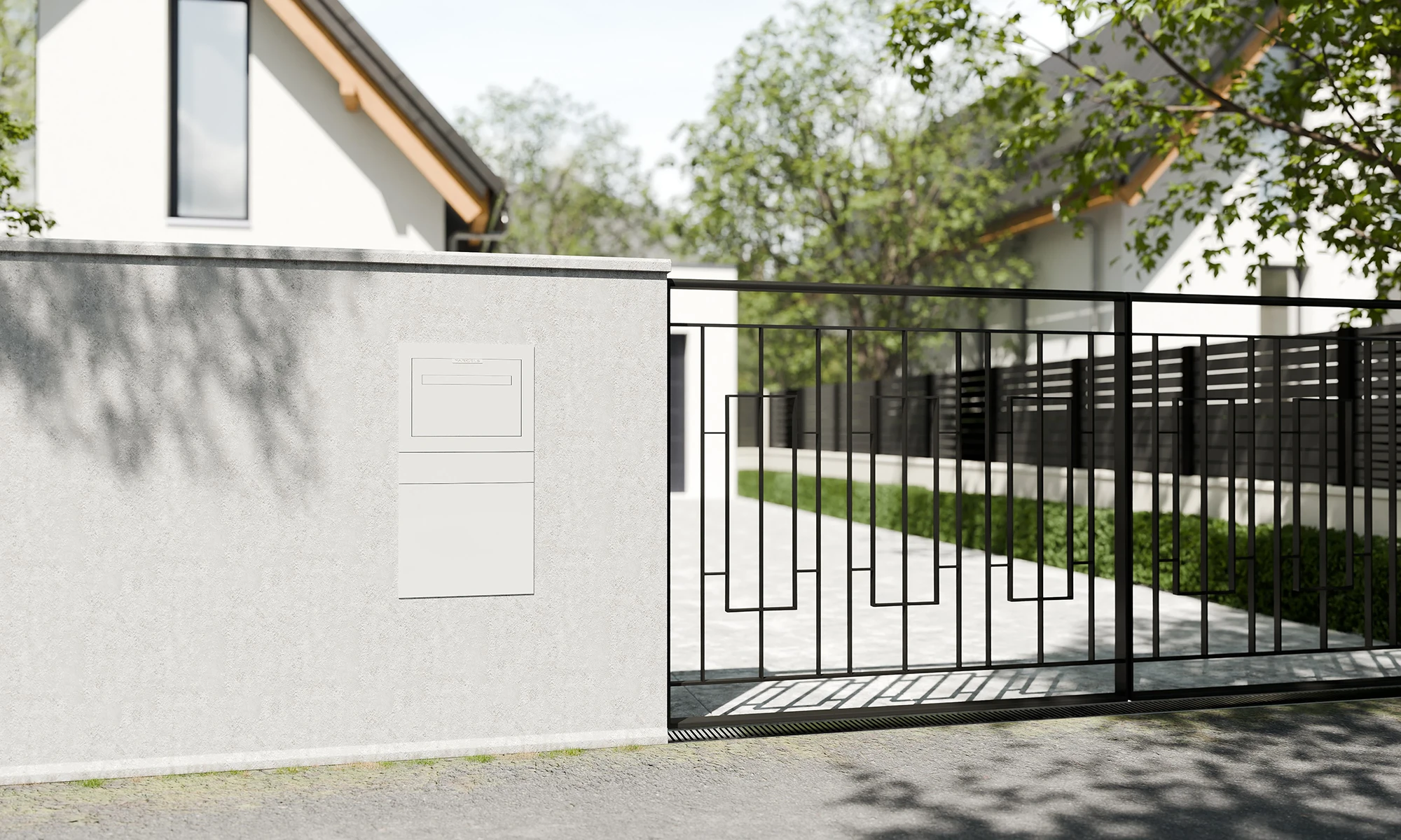 Monaco Modern House White_B