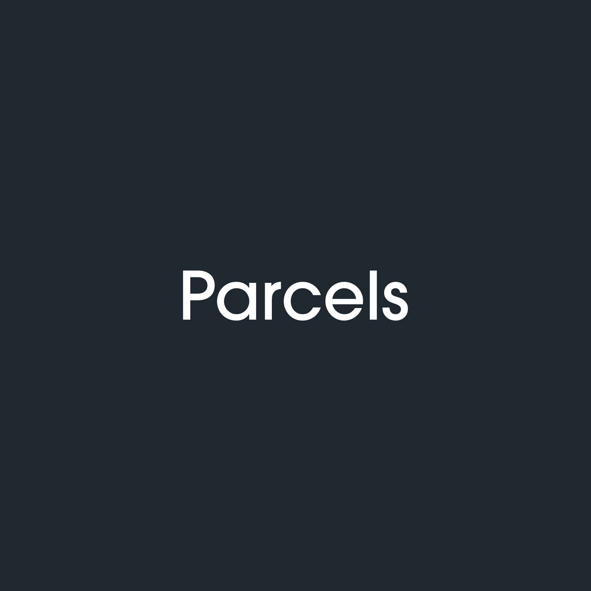 D9 - Parcels Decal Sticker in white