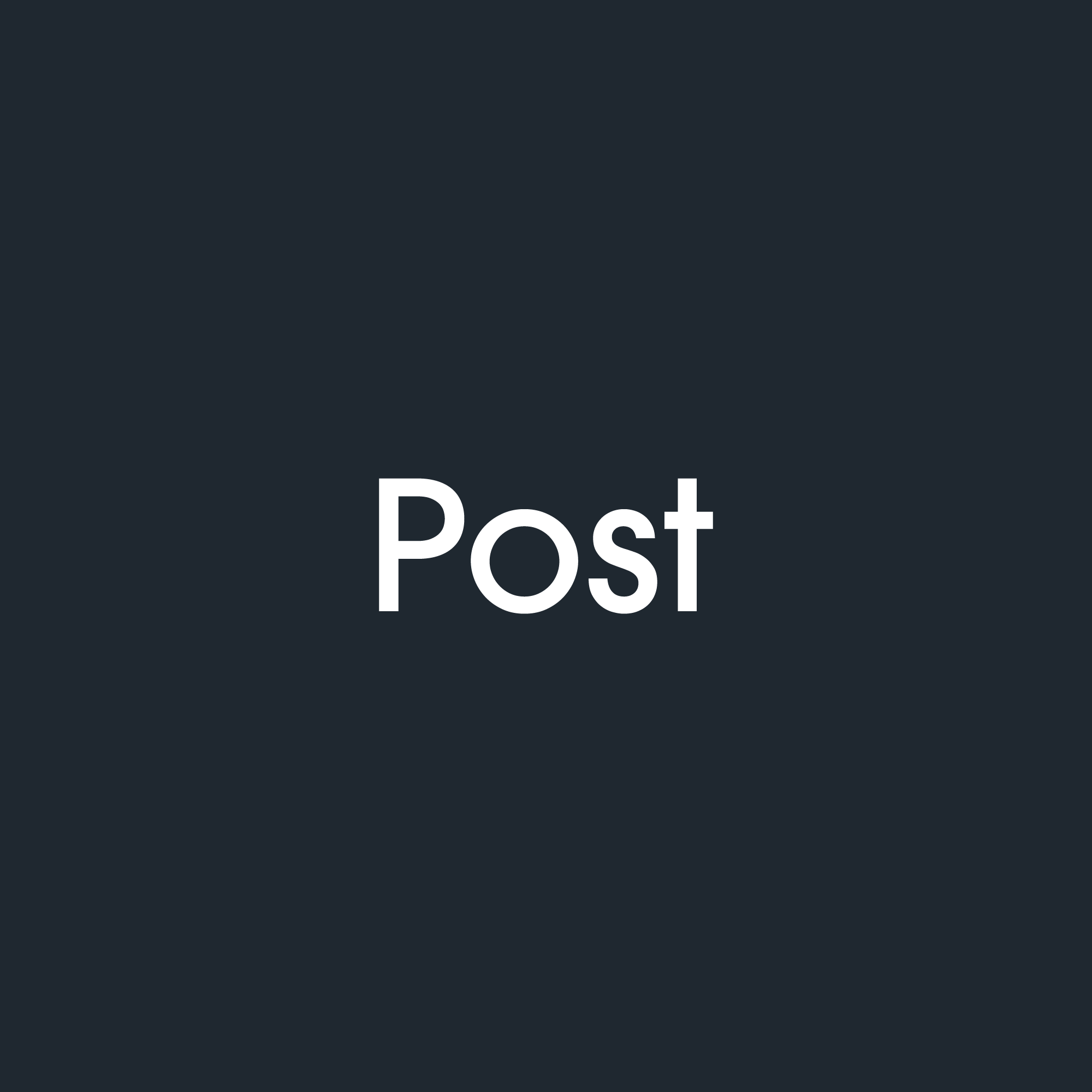 D8 - Post Decal Sticker in white