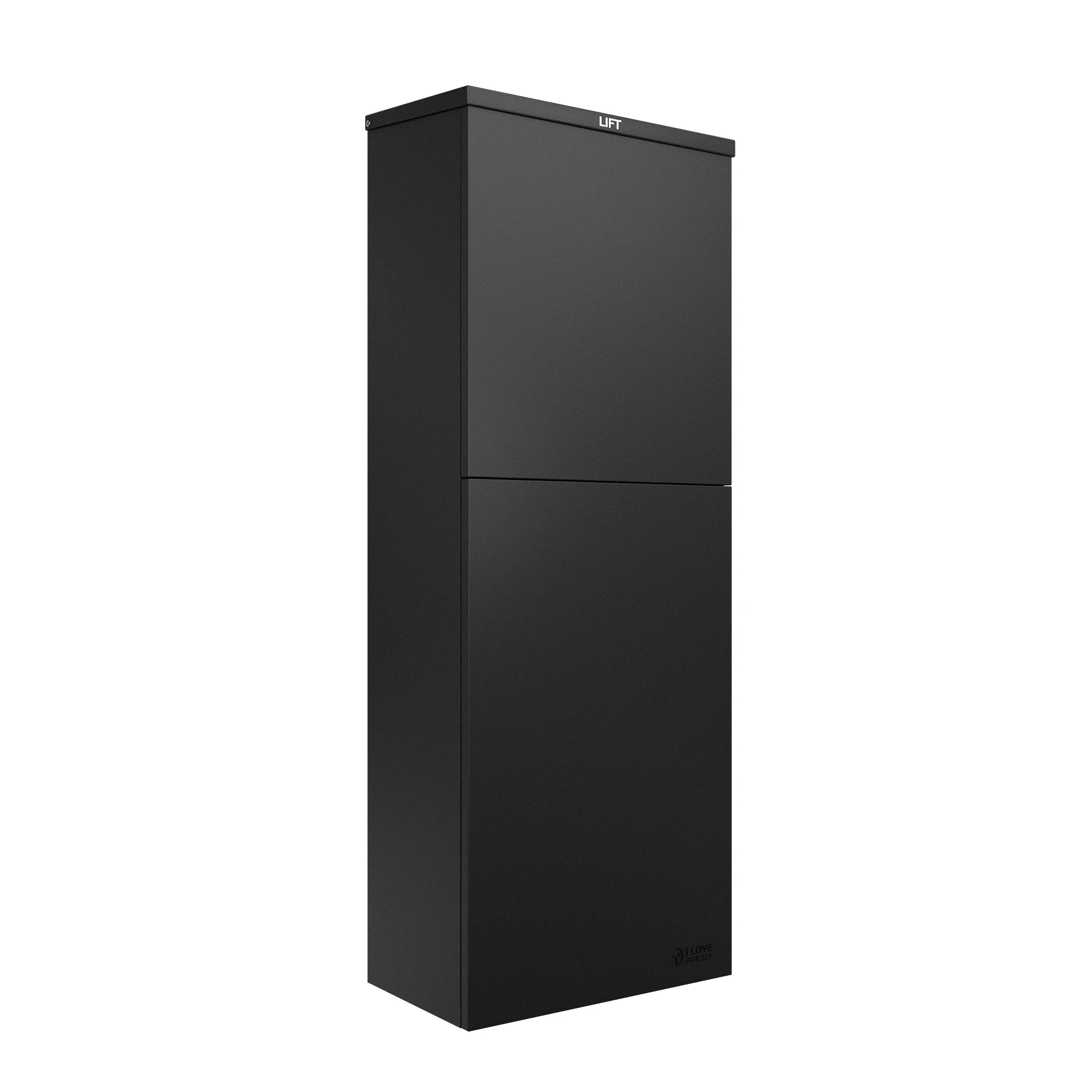 Oslo_ParcelBox_Black_View_B_Back