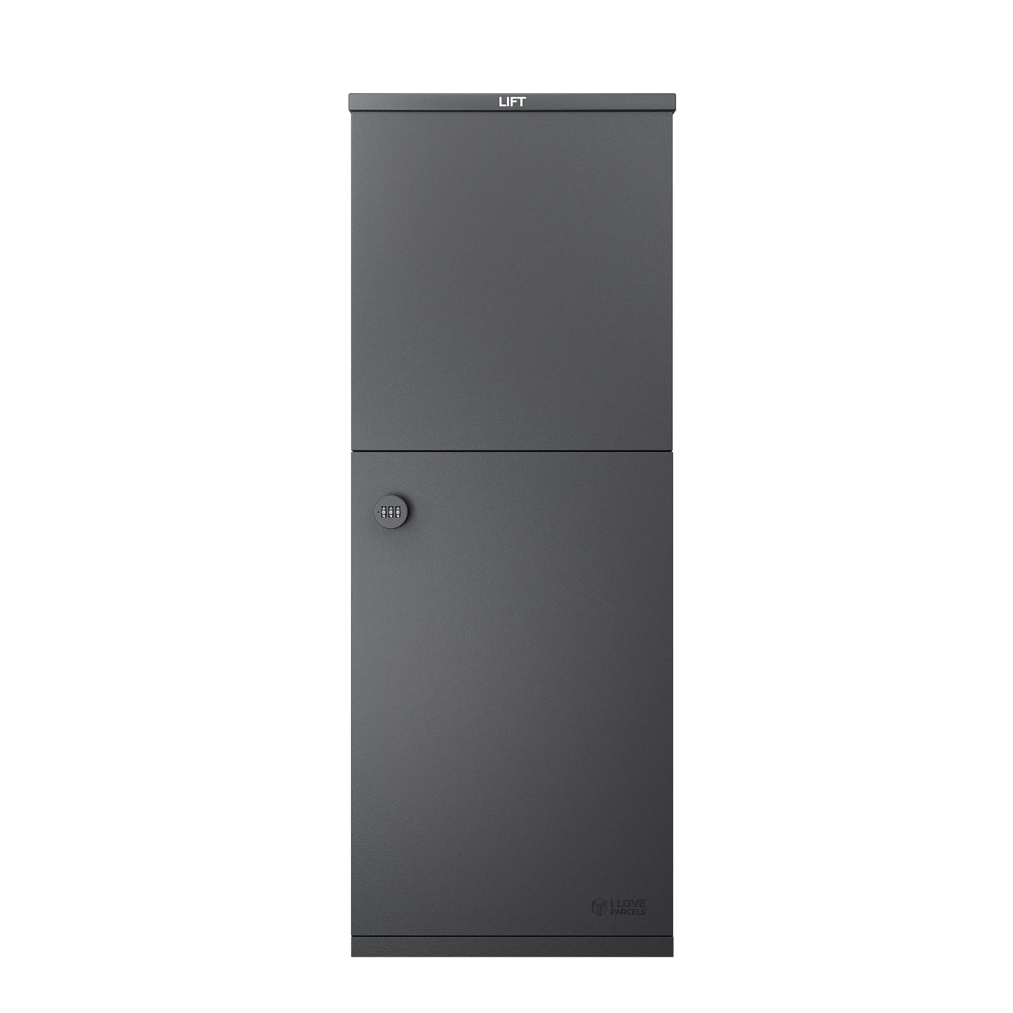 Oslo_ParcelBox_Grey_View_A_Front