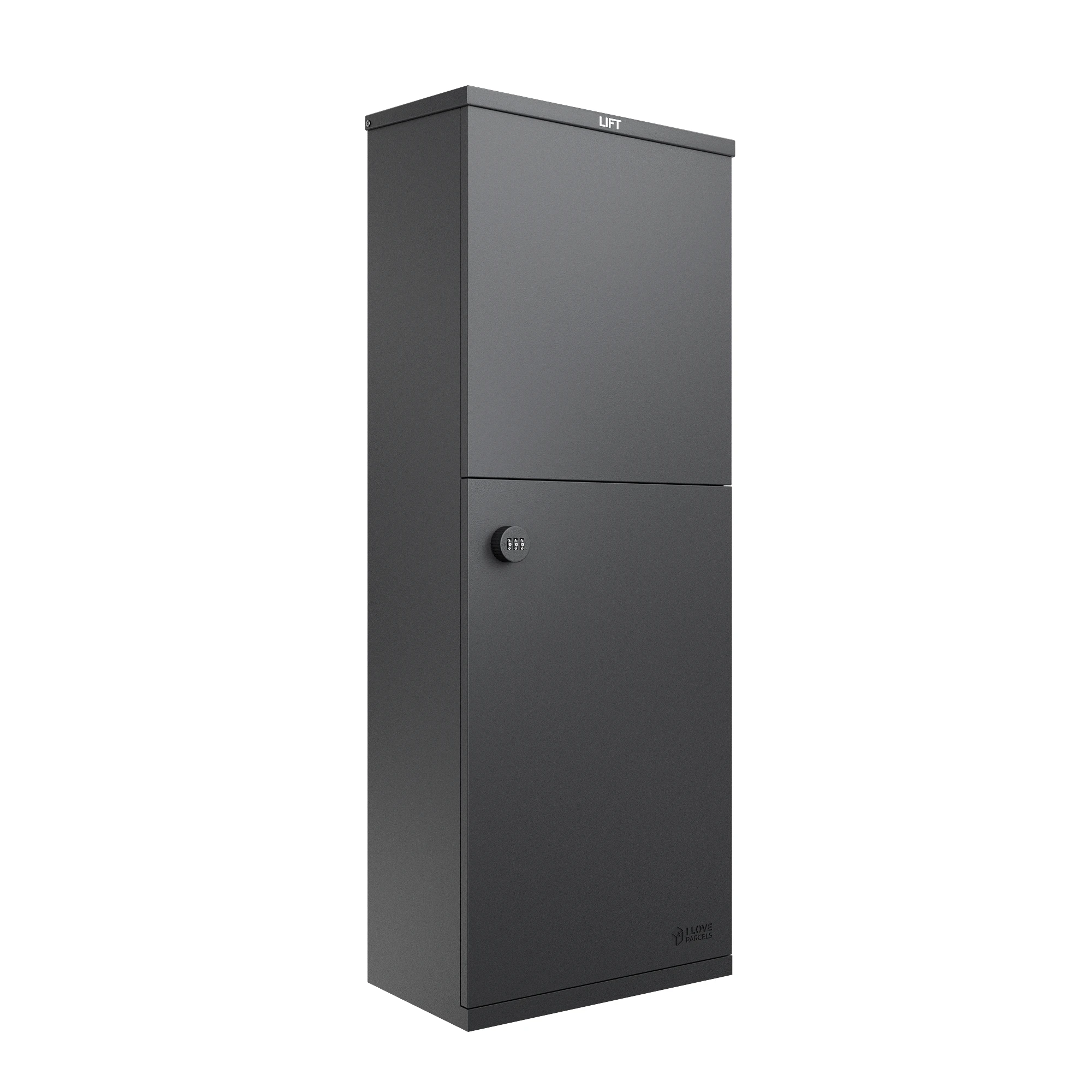 Oslo_ParcelBox_Grey_View_B_Front_