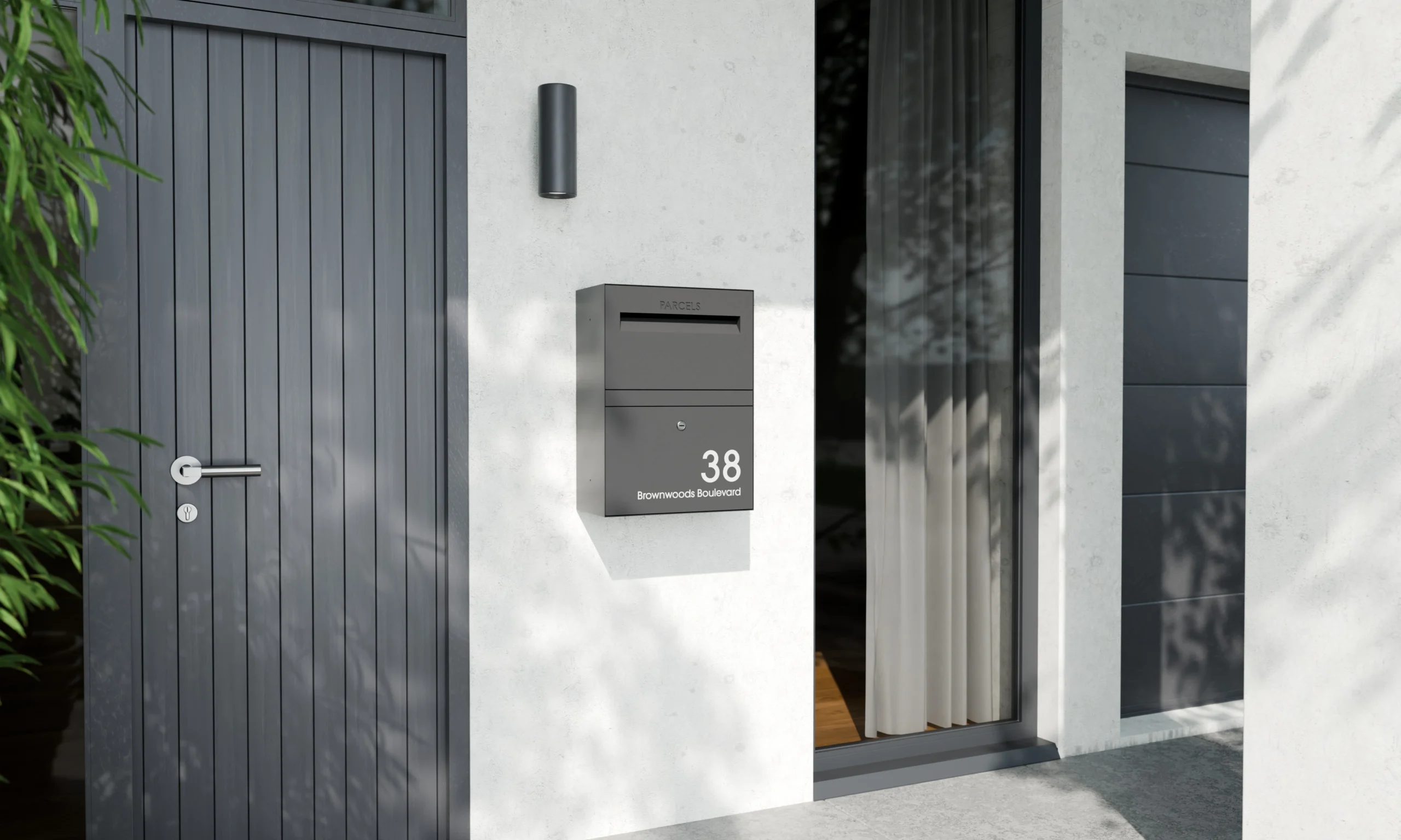 Rome Medium Modern House Grey View B