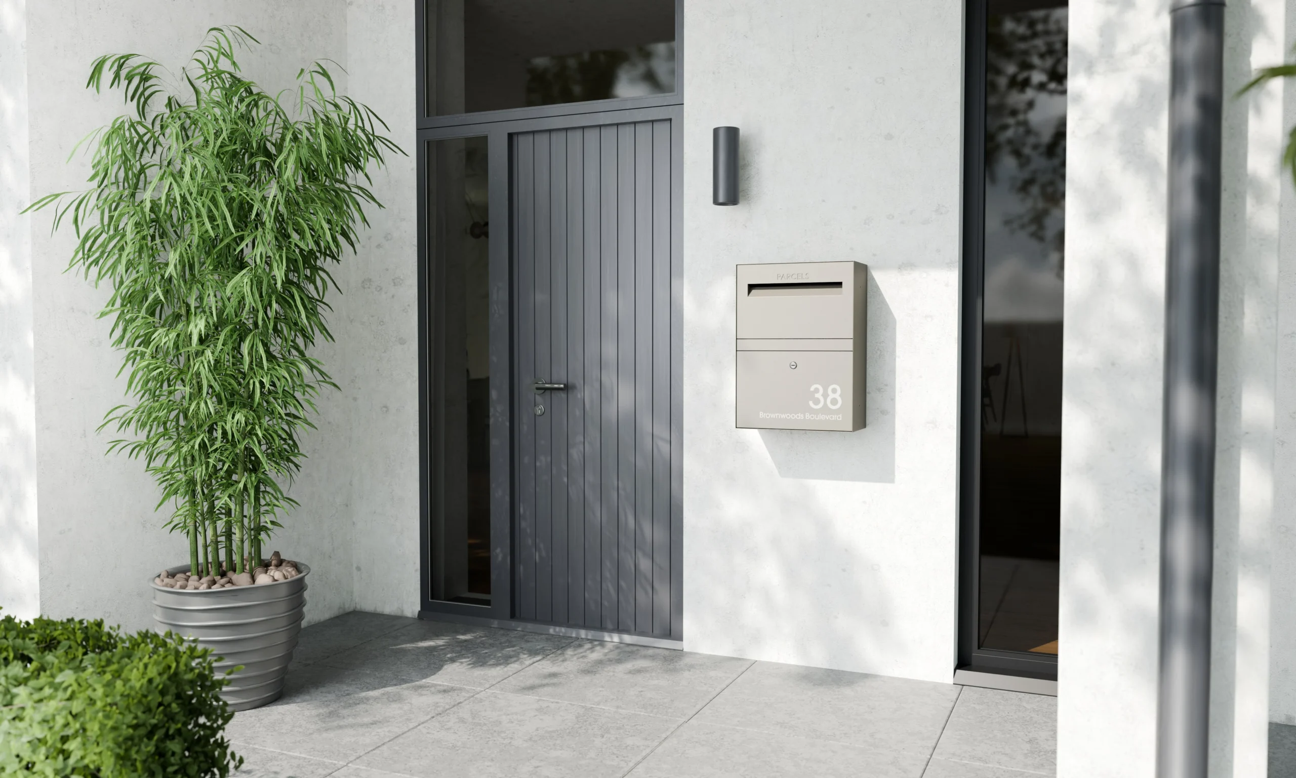 Rome Medium Modern House Pebble View A
