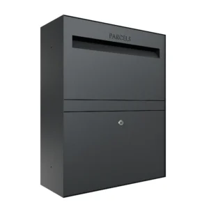 Rome Großer Briefkasten - Schwarz
