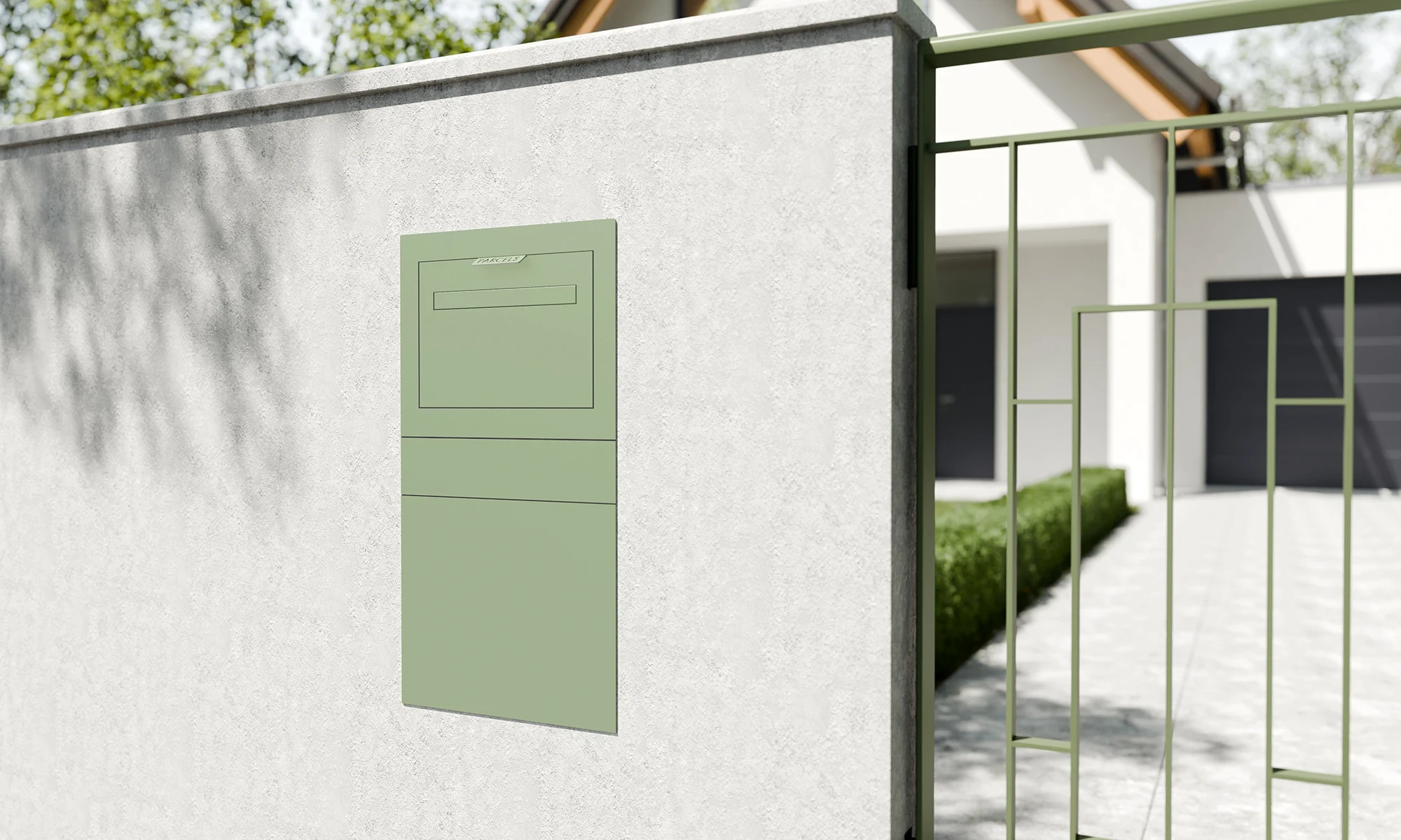 Monaco Modern House Green_A