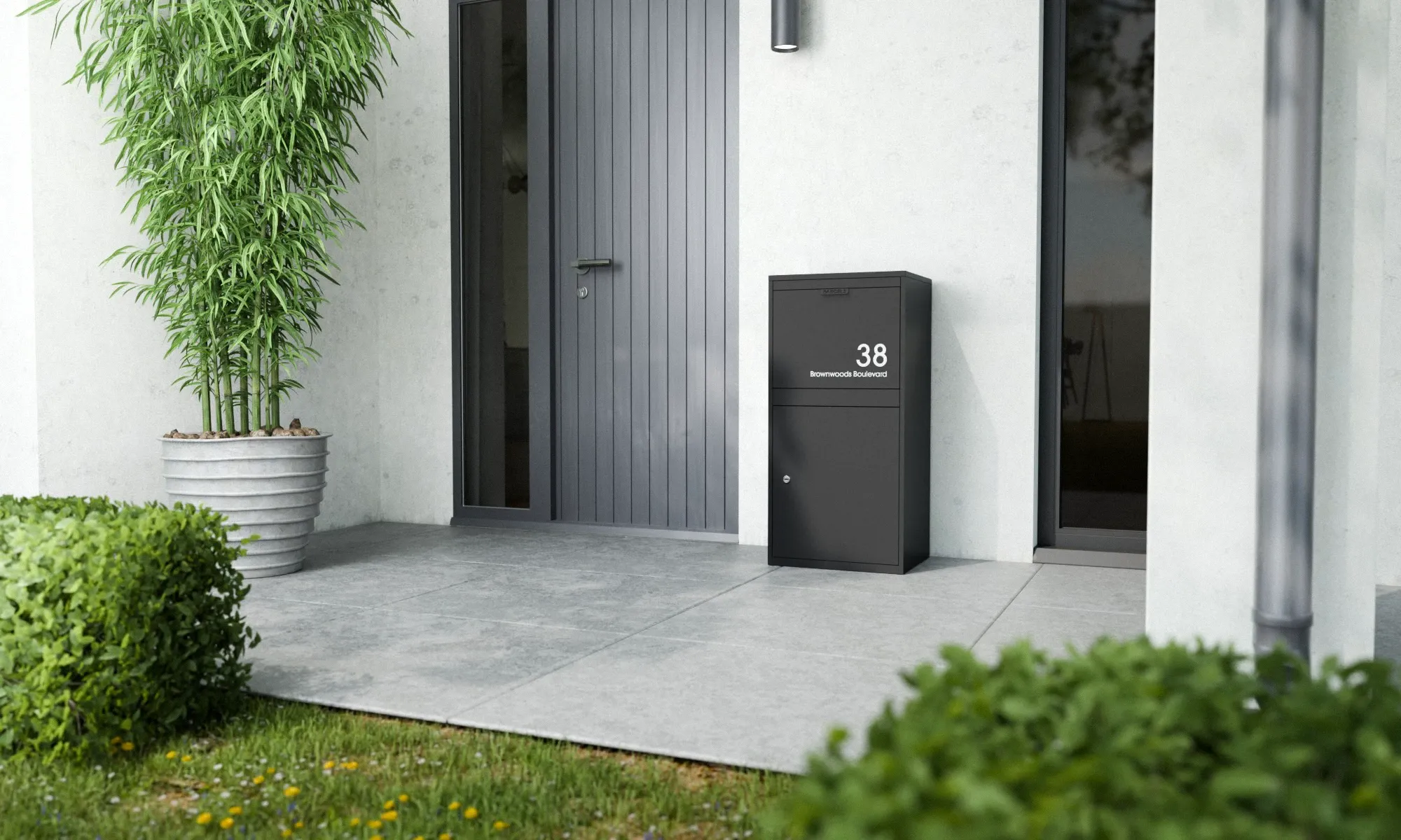 Manhattan V2 Large Lifestyle Modern House Black A